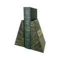 Slant Bookends - Jade Green